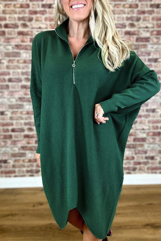 Casual Knit Jumper Dress