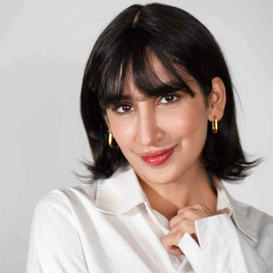 Women's Full Head Wefted Wig With Bangs