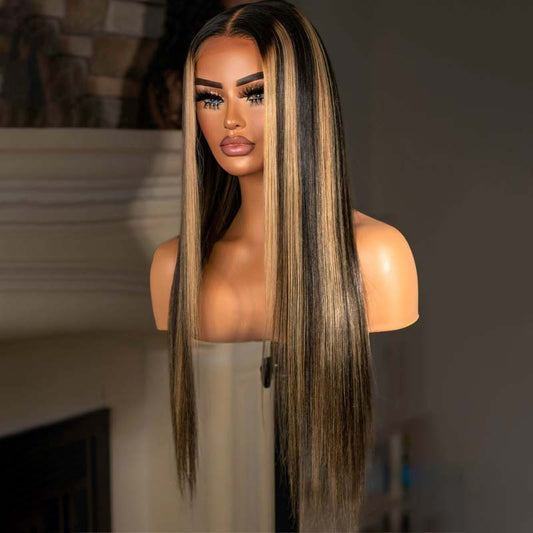 Spotted Straight Wig