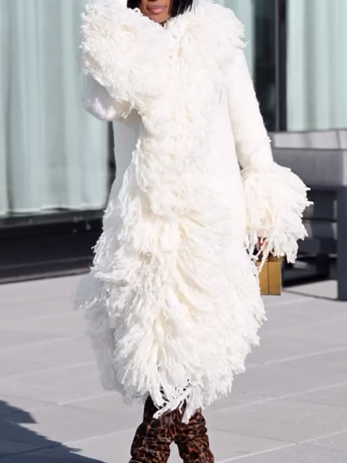 White Fur Coat