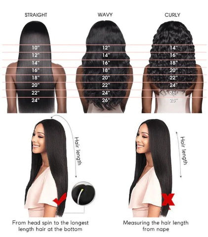 Women's Long Curly Lace Front Human Hair Wig