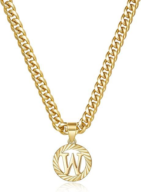 Gorgeous Gold Diamond Cut Letter Necklace