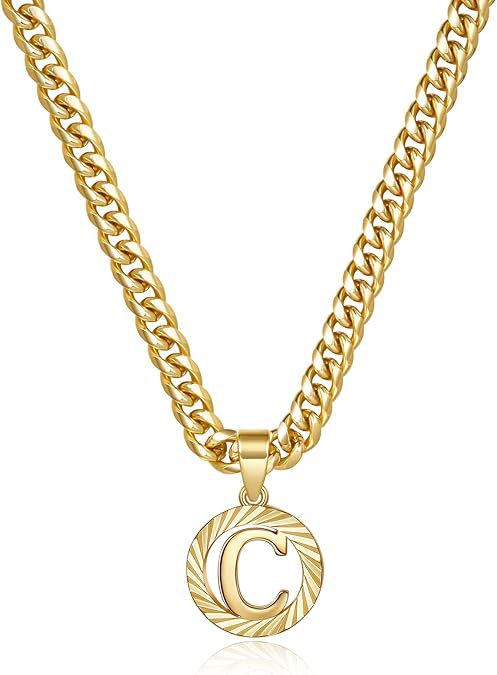 Gorgeous Gold Diamond Cut Letter Necklace