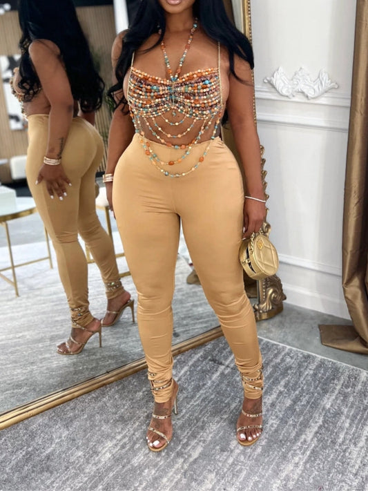 Bright Jewele Beaded Crop Top