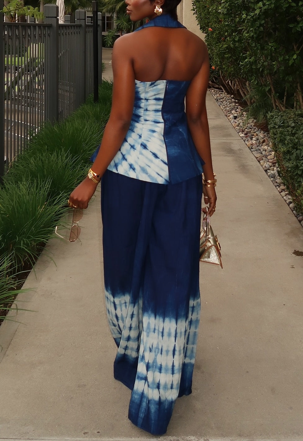 Tie-dye Halterneck 2pcs