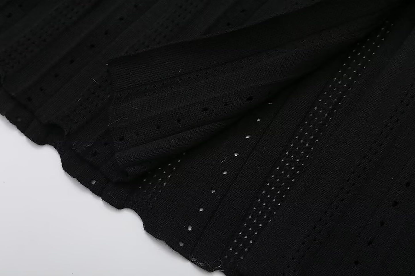 Knit Elegant Button Down Short Sleeve Slim Fit Dresses