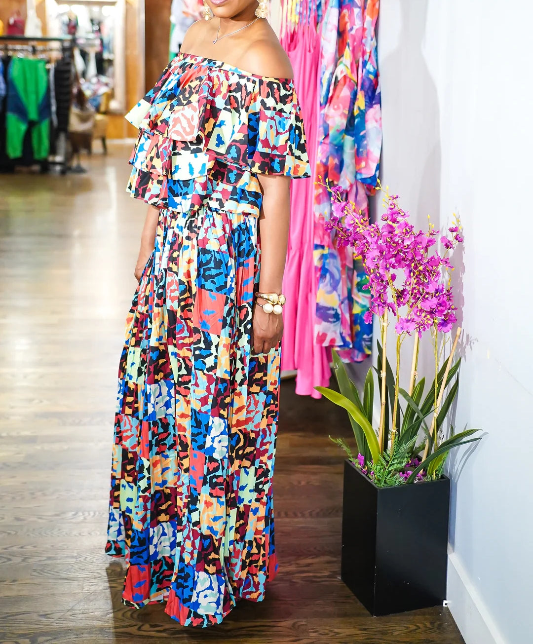 Graphic Print 2Pc Skirt Set
