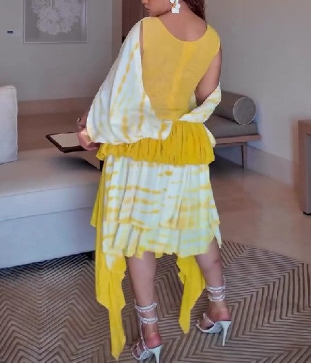 Flowy Loose Chiffon Cover-Up Dress