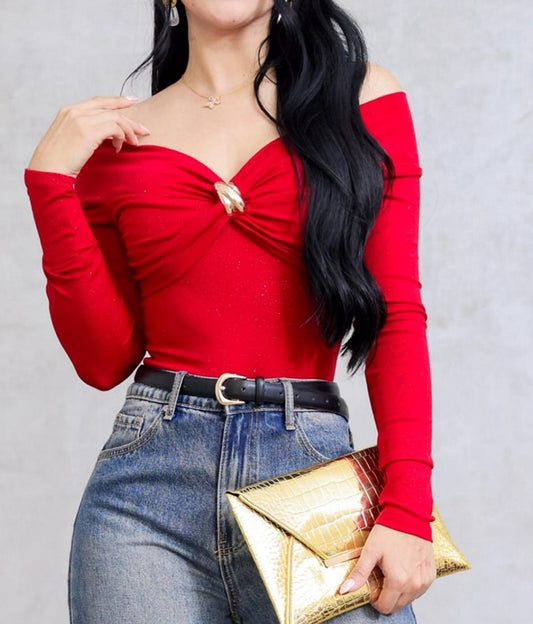Chic Off Shoulder Top