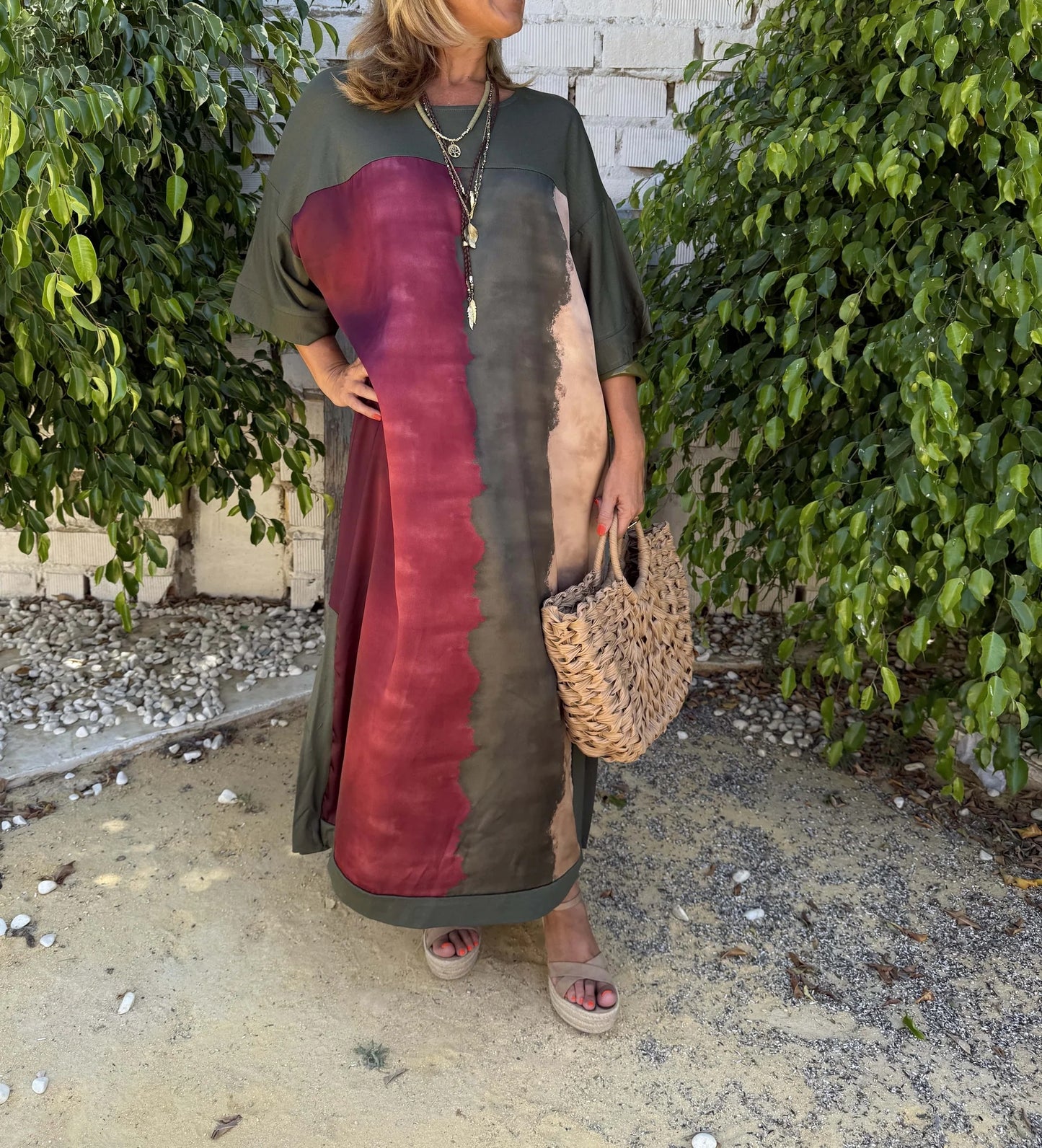 Curvy Satin-blend Dress