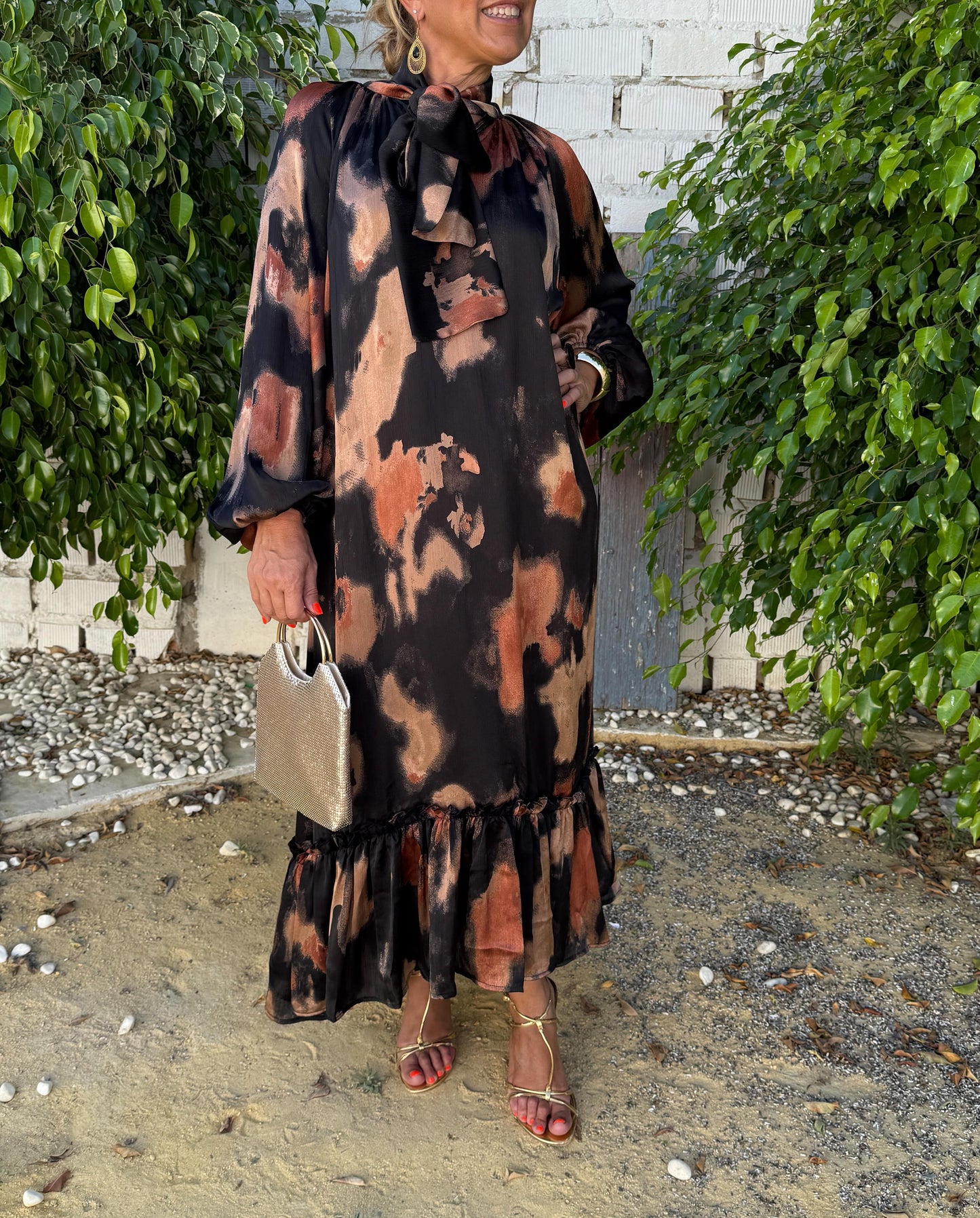 Bow Neck Dress