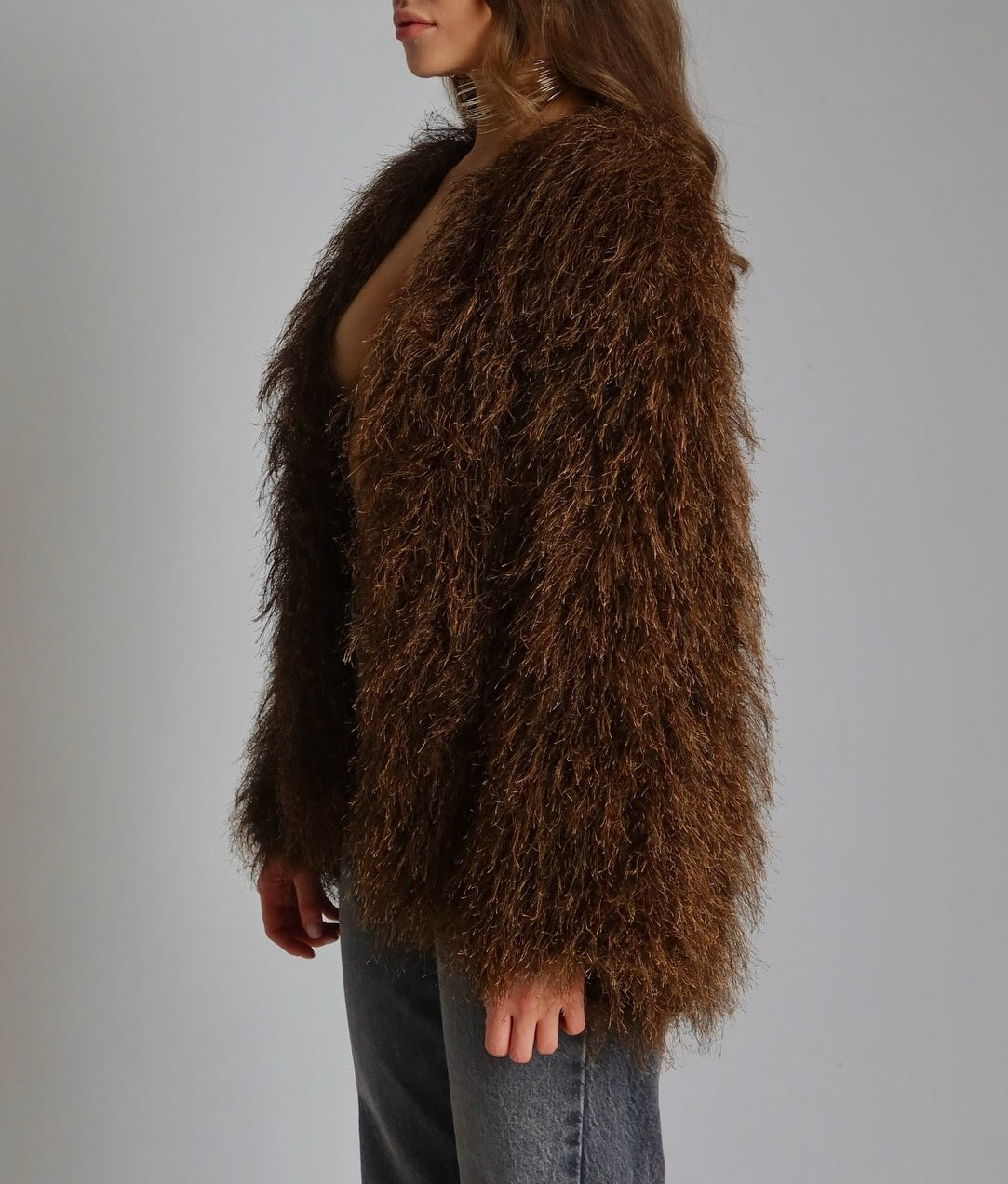 Plush Knitted Jacket