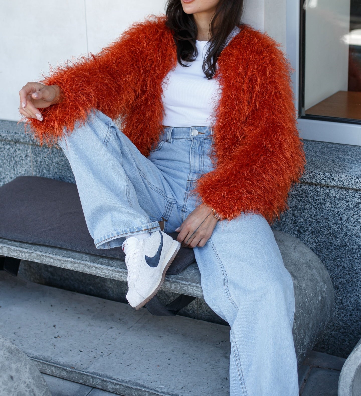 Plush Knitted Jacket