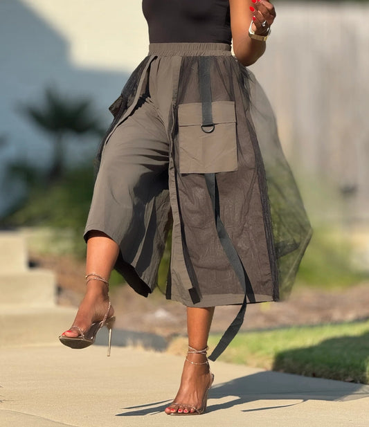 Cargo Tulle Culottes