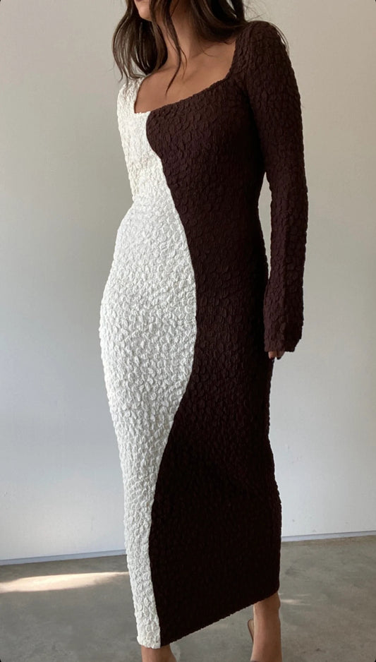 Mixed Feelings Knit Maxi Dress