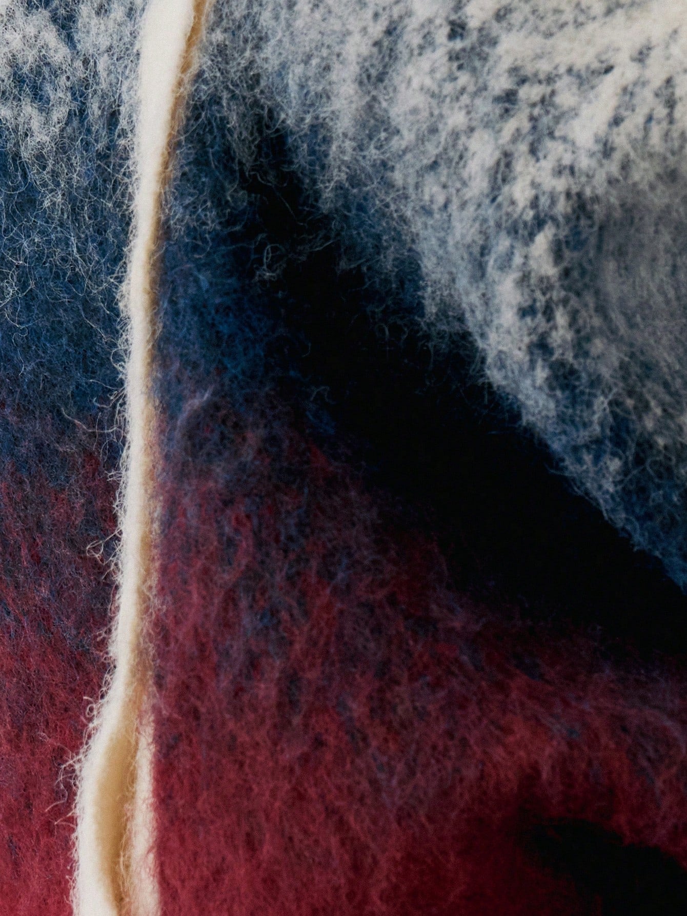 Gradient Knit Button Up V-Neck Cardigan