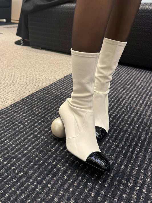 Double C Mid-calf Boots