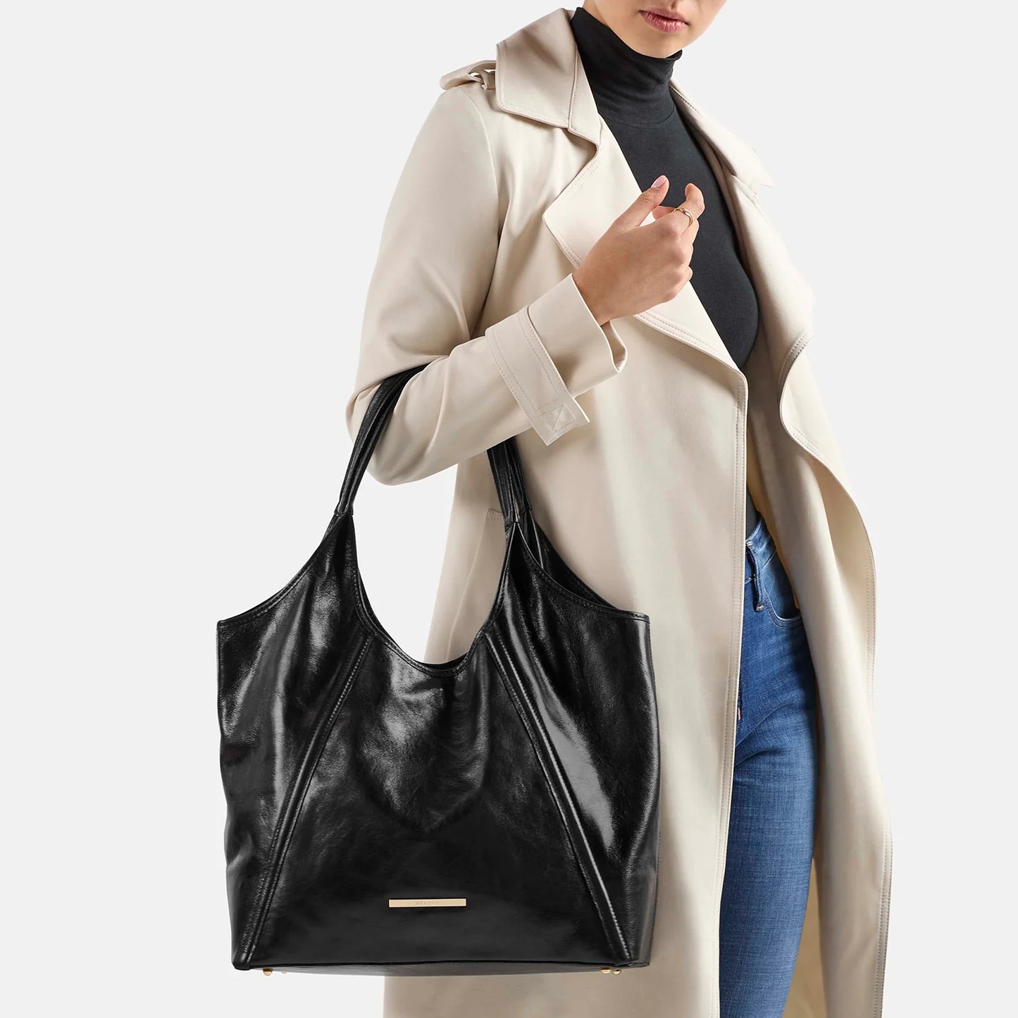 Croc Emboss Oversized Tote