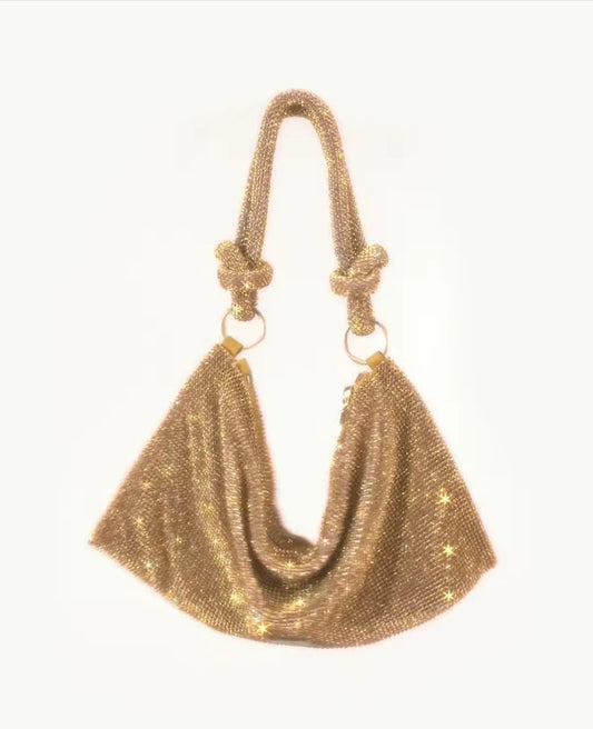 Sparkling Rhinestone Clutch Bag