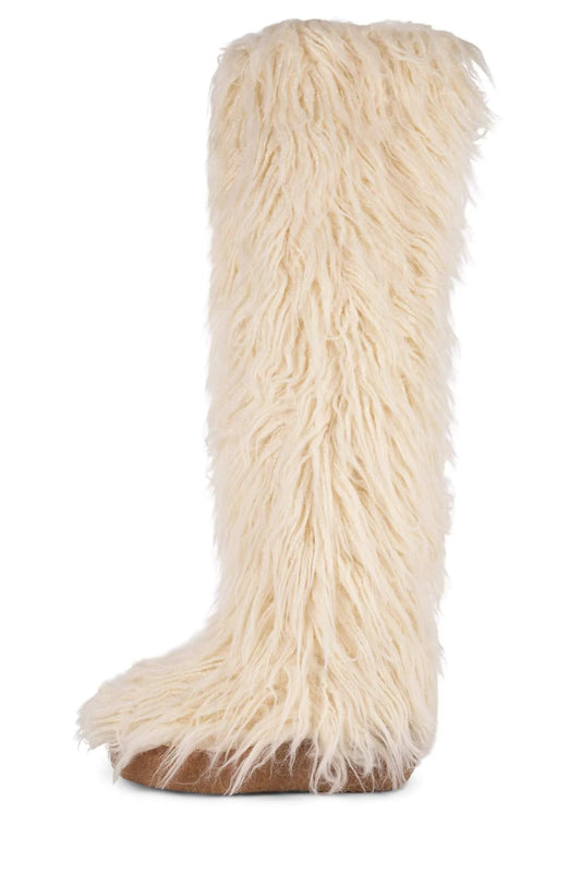 Fluffy Women's Platform Boots