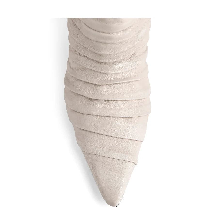 Pleated Knee Boot