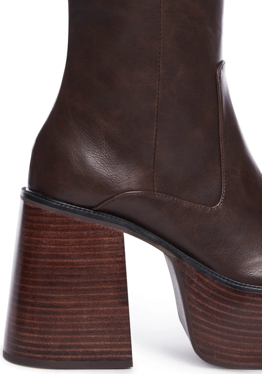 Vintage Platform Knee High Boots