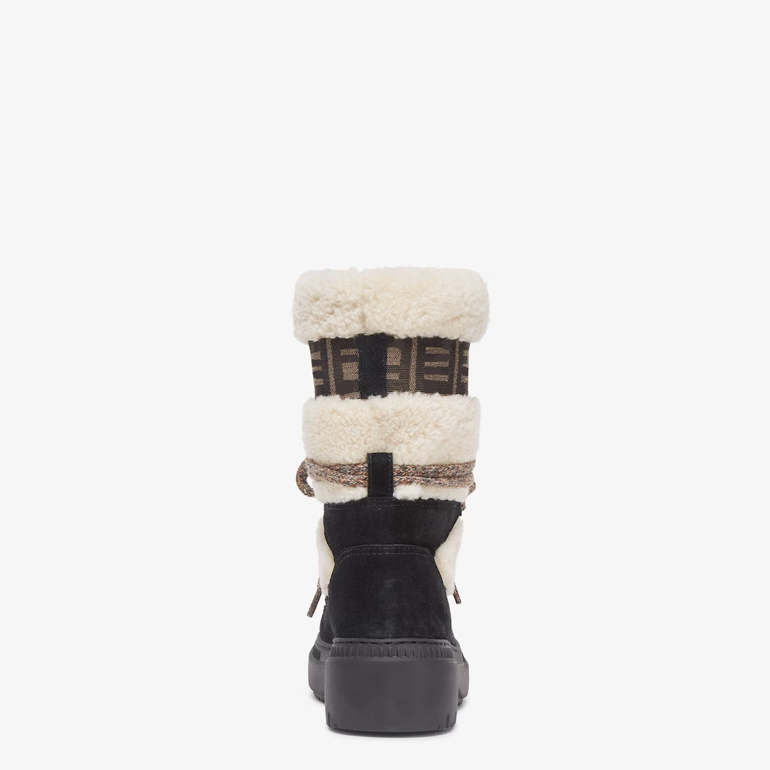 Chic Fleece And Suede Patchwork Boots