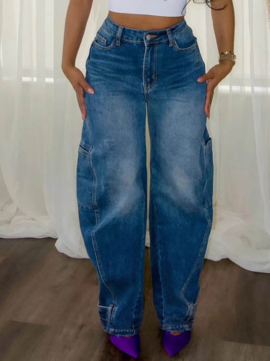 Fab Loose Straight-Leg Jeans