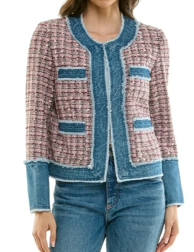 Fab Denim Tweed Jacket