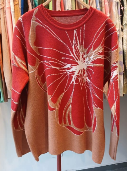 Chill Jacquard Knit Sweater