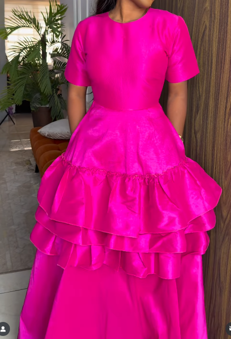 Demure Ruff Occasion Dress