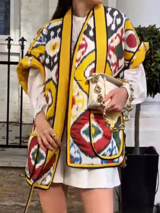 Printed Front And Back Coat