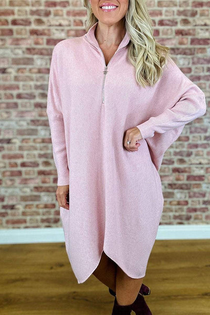 Casual Knit Jumper Dress