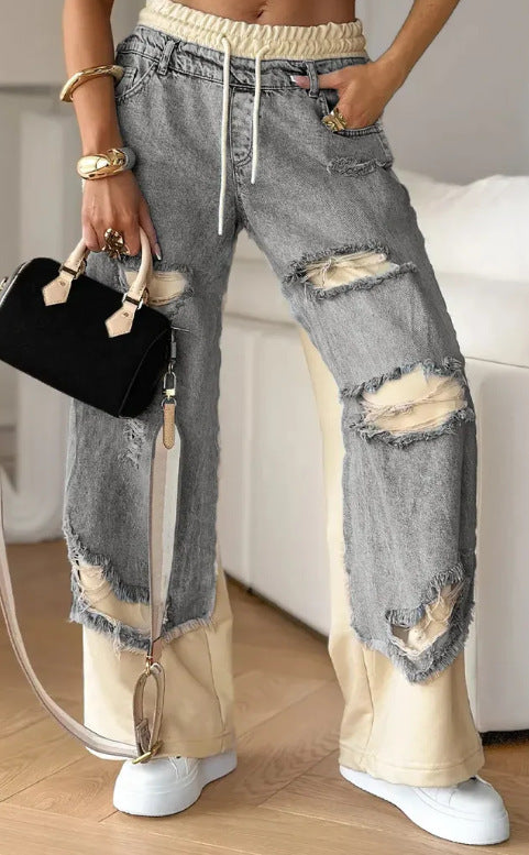 Jogger Stretchy Denim Pants