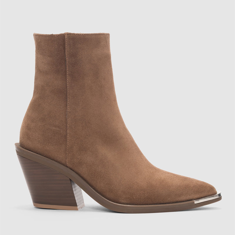 Pointed-Toe Ankle Boots