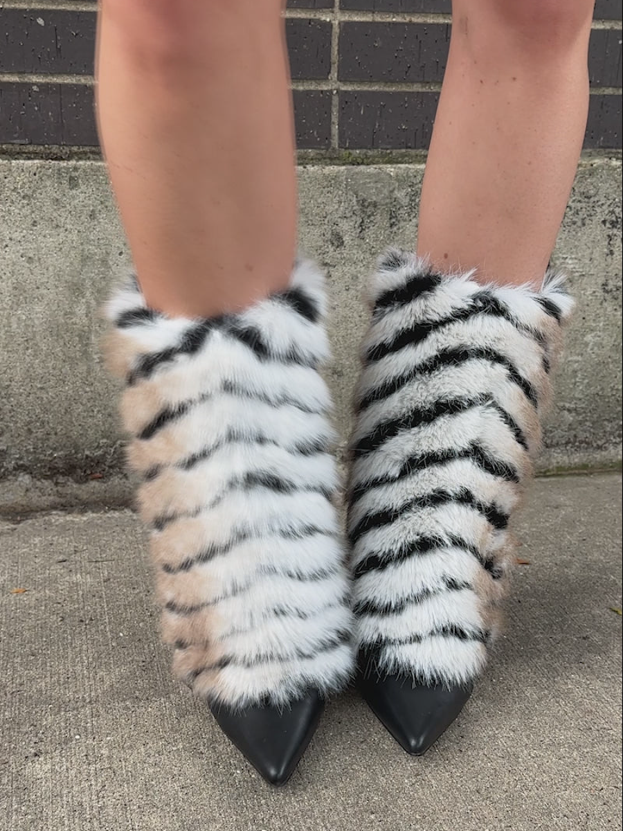 Faux Fur Wedges