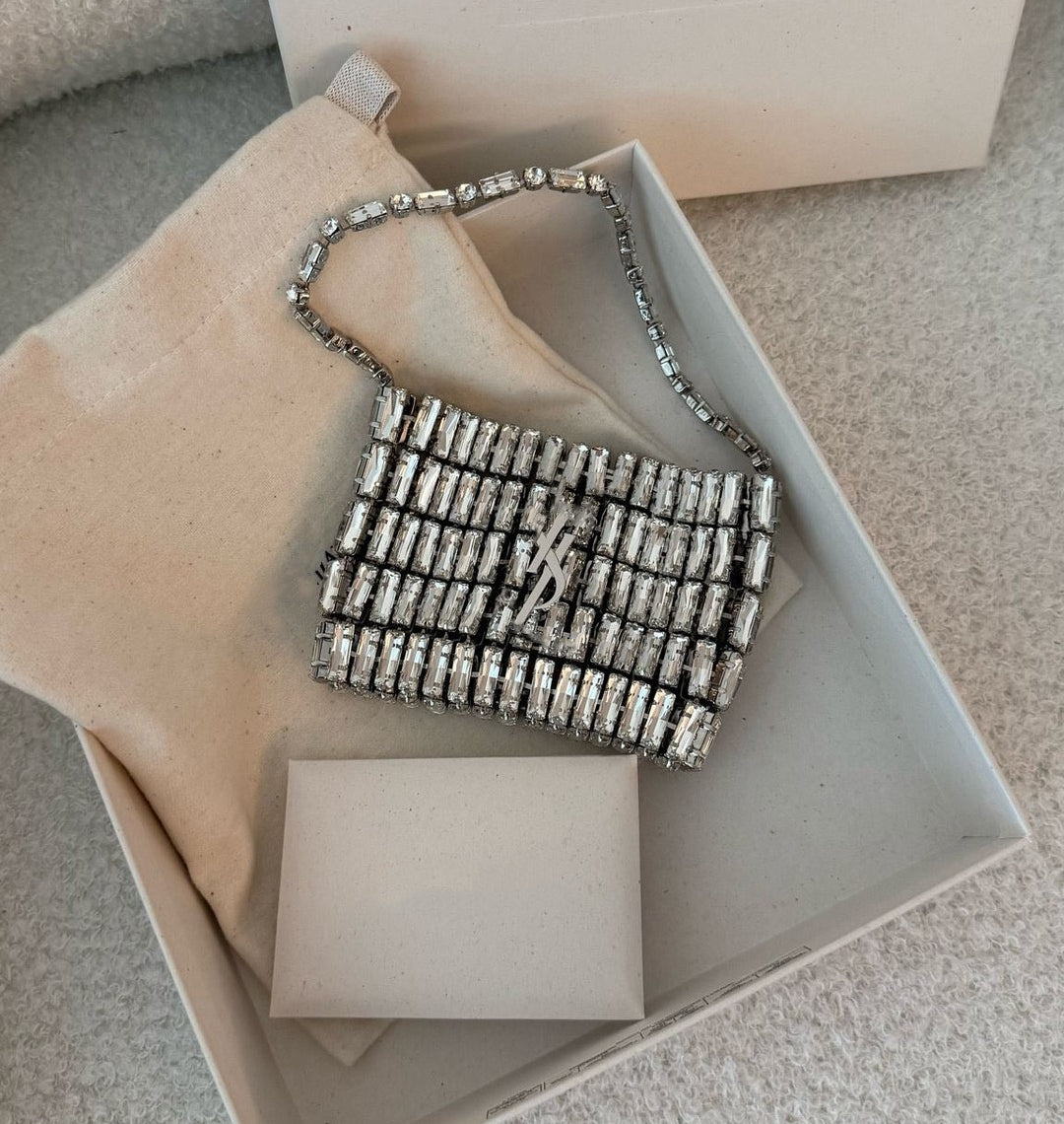 Stylish Mini Crystal Handbag