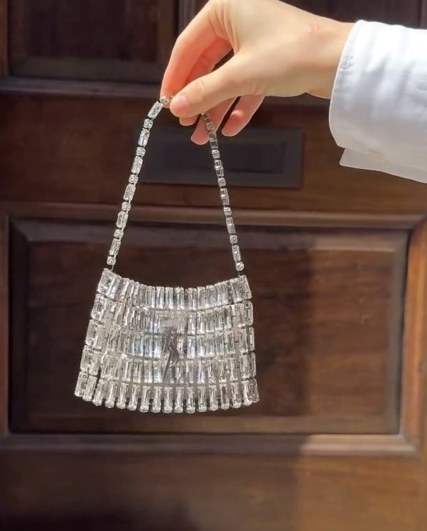 Stylish Mini Crystal Handbag