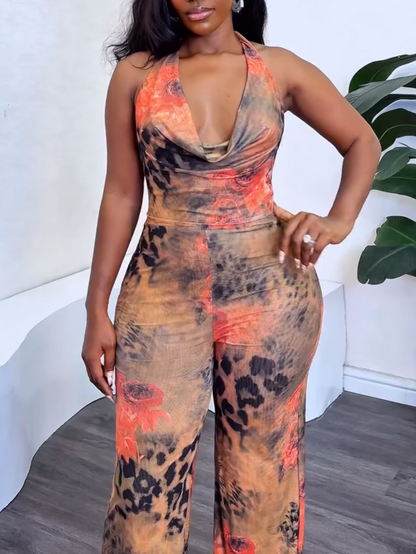 Double-layer Mesh Jumpsuit