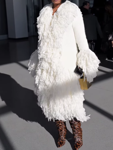 White Fur Coat
