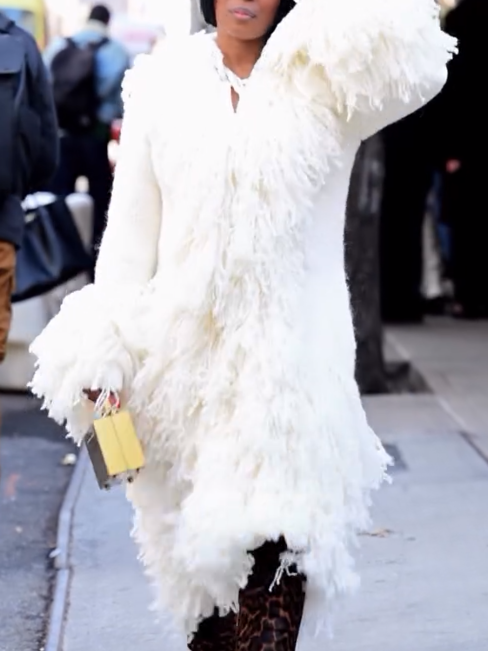 White Fur Coat