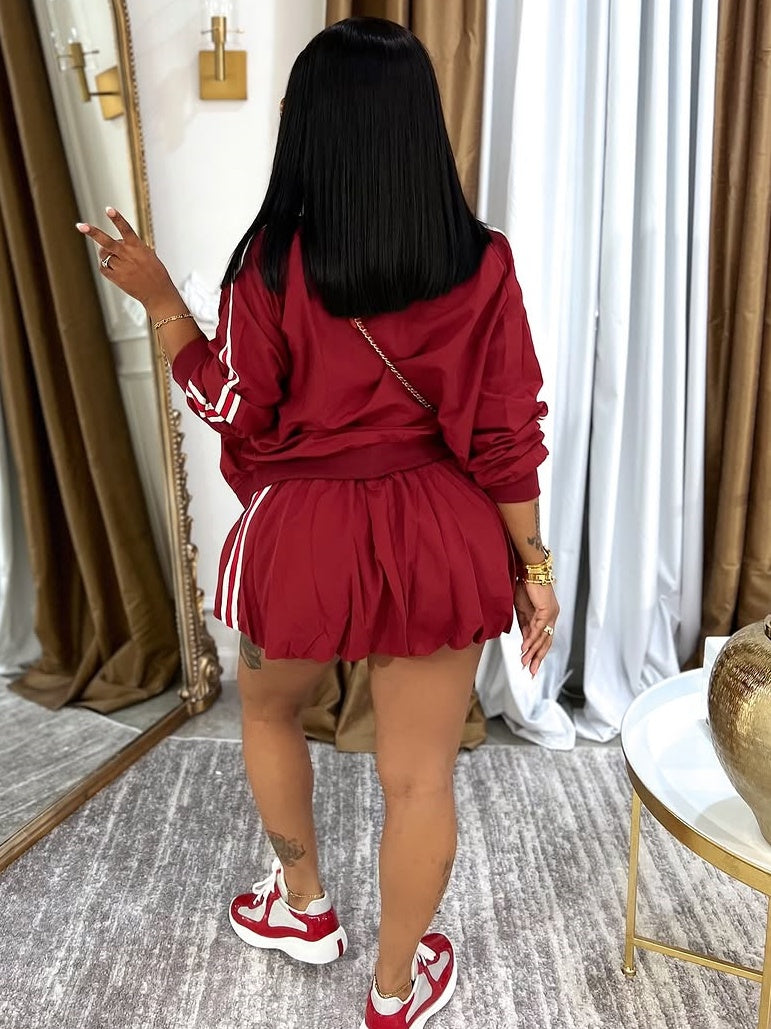 Red Sports Suit