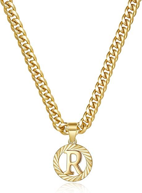 Gorgeous Gold Diamond Cut Letter Necklace