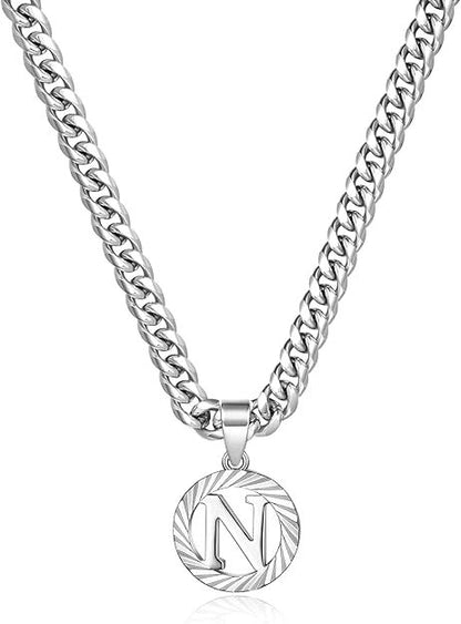 Gorgeous Gold Diamond Cut Letter Necklace