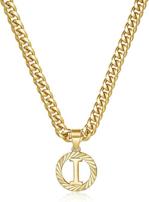 Gorgeous Gold Diamond Cut Letter Necklace