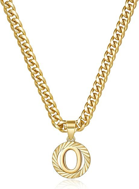 Gorgeous Gold Diamond Cut Letter Necklace