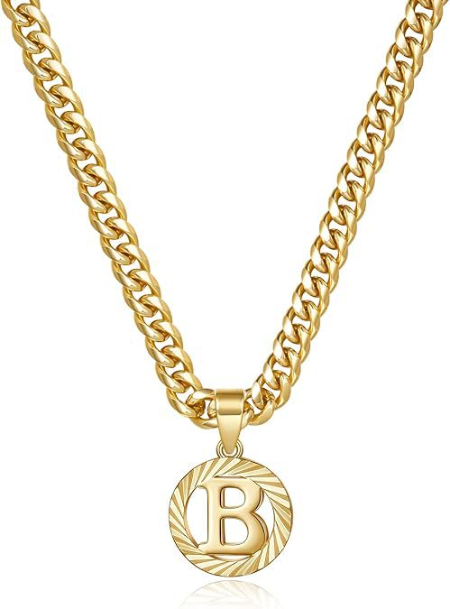 Gorgeous Gold Diamond Cut Letter Necklace