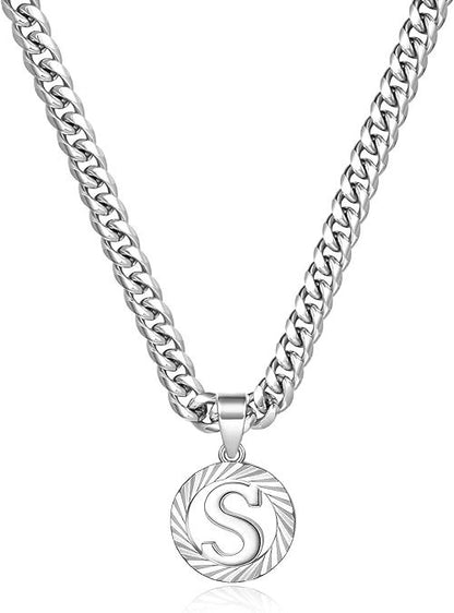 Gorgeous Gold Diamond Cut Letter Necklace