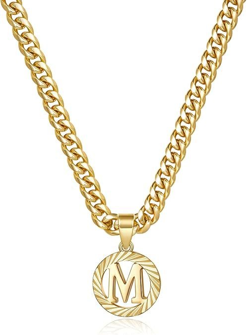 Gorgeous Gold Diamond Cut Letter Necklace
