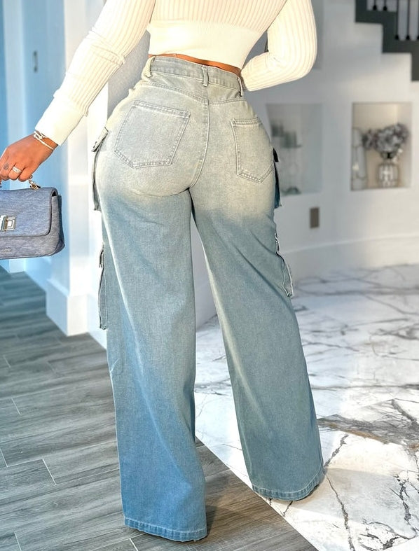 Multi-pocket Gradient Jeans